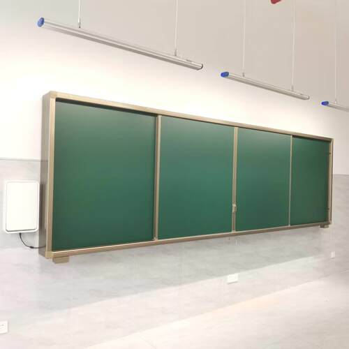 广东顺牌多媒体平台教学左右组合推拉绿板白板实力工厂出货迅速