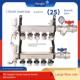 1.0英寸总管6支管25地暖镜水分布器全铜大流量地暖阀组附件