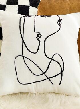 高档M.life Picas沙so 覆古轻奢北欧ns发客厅抱枕垫靠床头靠枕抱