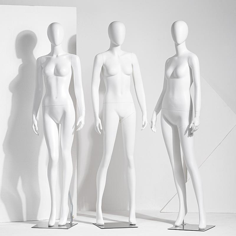模特道具女全身哑白高档服装店展示架橱窗假人韩版婚纱人体模特架