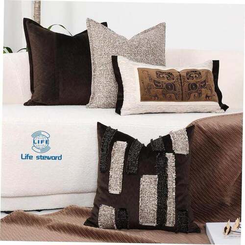 覆古圈绒抱枕套簇绒抱枕家居沙发靠垫腰枕套cushion cover pillow