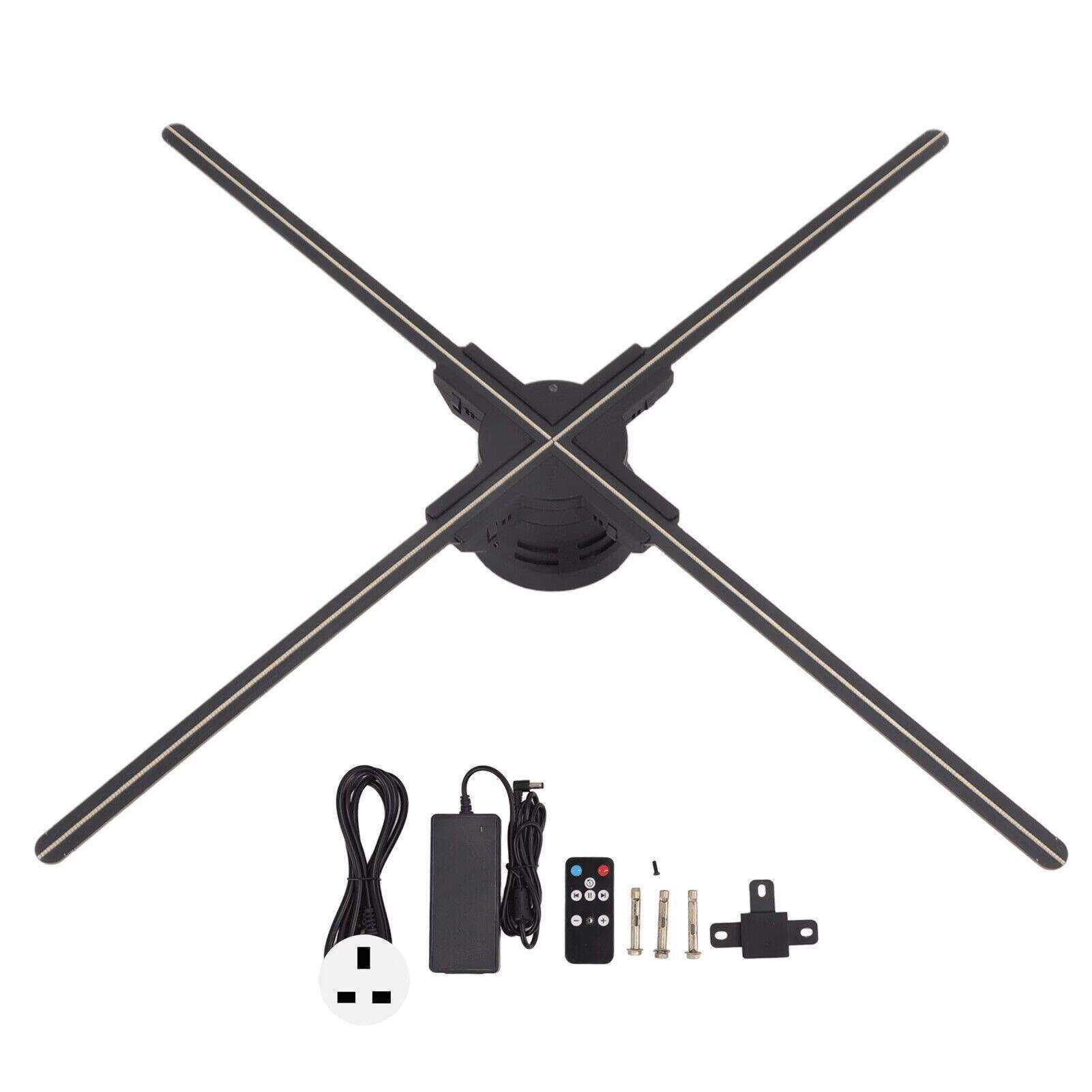 100CM大尺寸3D全息广告机风扇屏高清版spindisplay支持 多台拼接