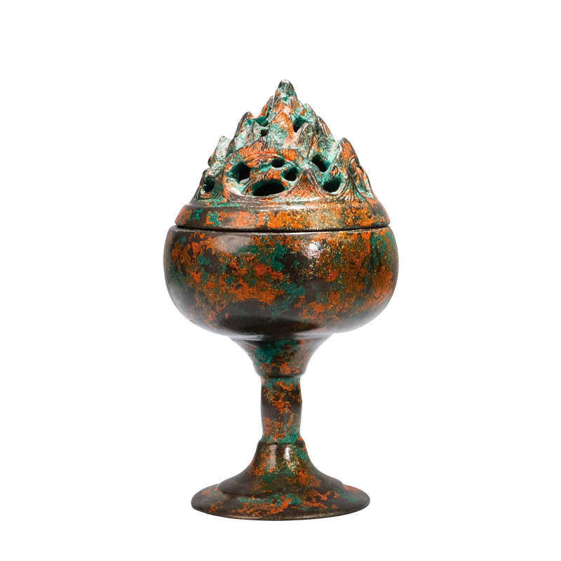 铜金岁月檀香小香炉全铜摆件中式禅意客厅书房茶道家用室内装饰,特色手工艺,其他特色工艺品,淘宝优惠券,粉丝福利购,淘宝优惠卷