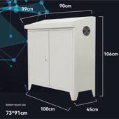 plc控制柜斜面配电箱加厚变频柜电控柜触摸屏控制箱电气柜布线箱