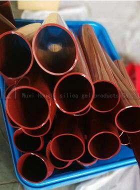 硅胶套管6NNH0m口径耐臭氧抗老化色耐击薄膜处理红硅电胶m套管