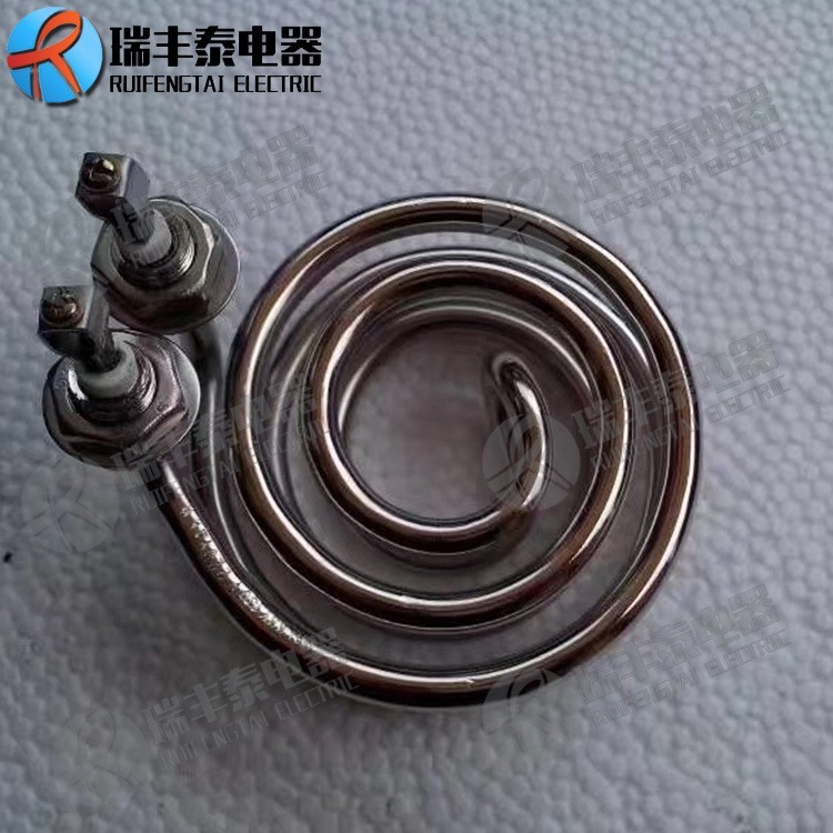 异型加热管 蚊香型盘状试验电加热管 电炒锅平面加温干烧型发热管