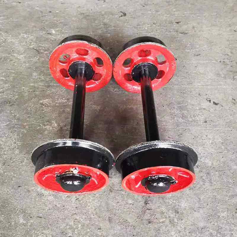 矿用矿车轮多型号实心空心矿车轮对 井下矿用翻斗车轮对矿车轮对