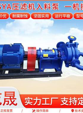 65SYA压滤机入料泵矿用泥浆喂料机泵高铬合金双叶轮电动喂料泵