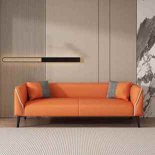 猫爪皮简约轻舍小户型客厅公寓出租屋理发店双人三人服装 店