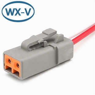 2mm²连接器 线长 驰系列线束dtp064s4线束德 型4sdtp 2dtp06孔