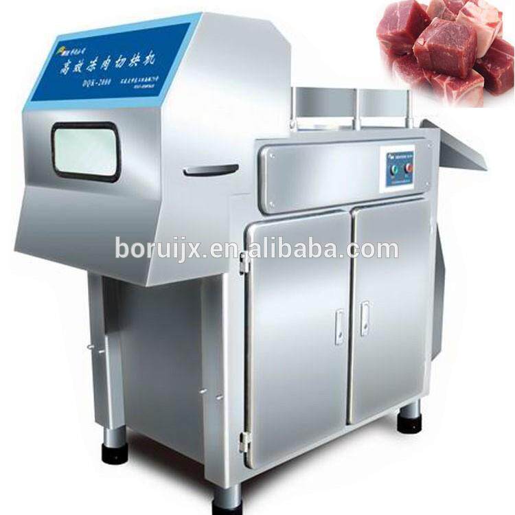 石家庄生产高效冻肉切块机可切割各类冷冻猪羊牛肉鱼肉