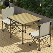 户外折叠桌子蛋卷桌旅游桌烧烤桌露营用品野餐可携式 组合 桌椅套装