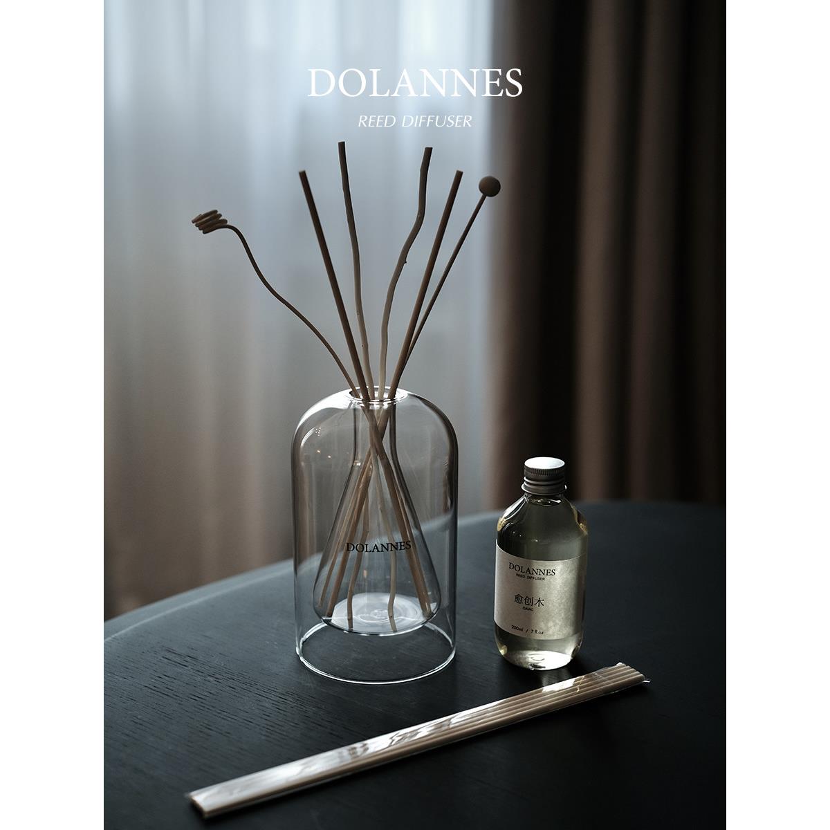 鹏音伴Dolannes无火芳香疗法藤条挥发性液体礼盒室内长效家庭生日礼物香水配件