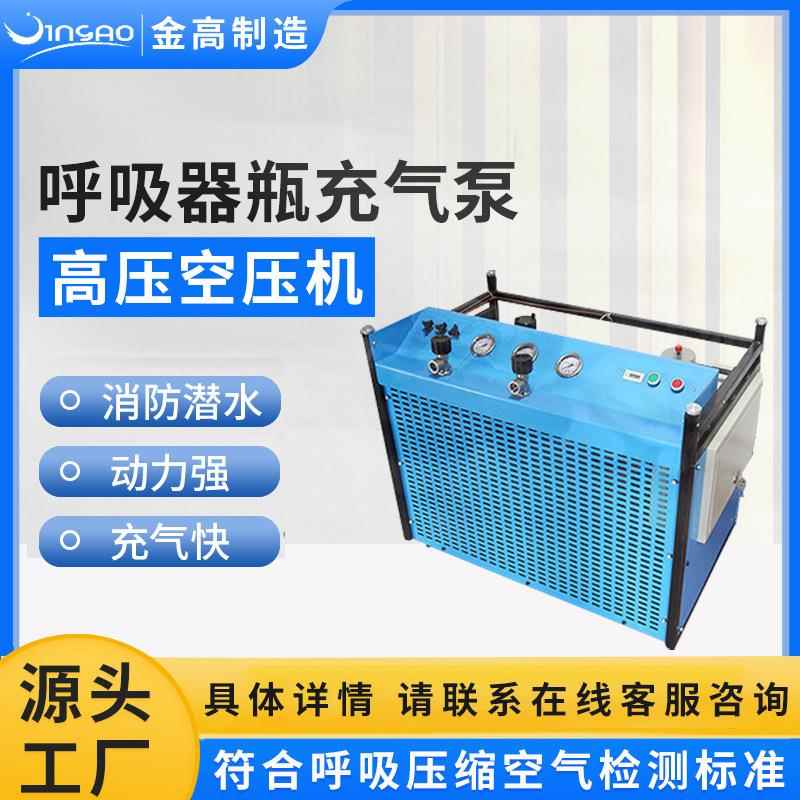 30MPA空气呼吸填充泵螺杆空压机小型高压气泵消防潜水4kw压缩机