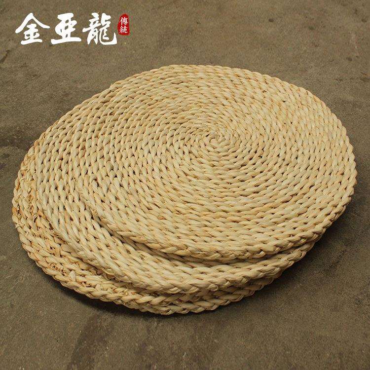 草编榻榻米坐垫打坐禅修垫子 填充蒲团坐垫拜佛垫 加厚蒲团