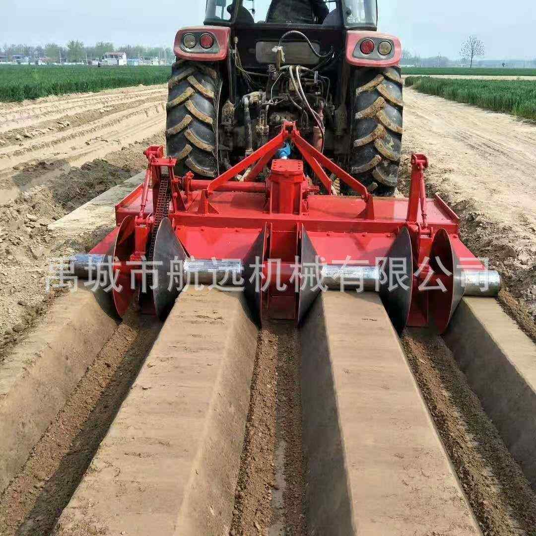 大葱草莓开沟机旋耕起垄机行距70-1米可选旋耕压实不塌陷