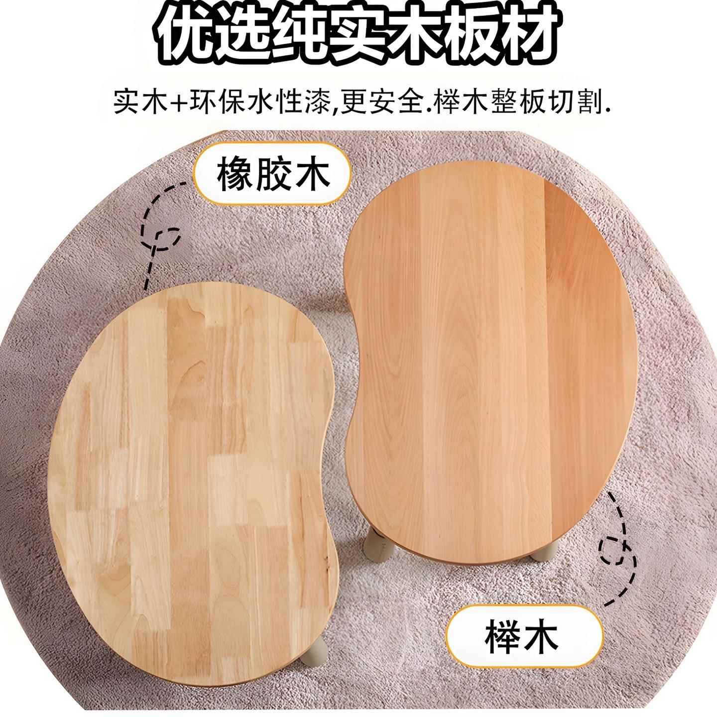 实木儿985童桌花生桌宝宝学习小子幼儿桌园装椅套实木手桌工桌