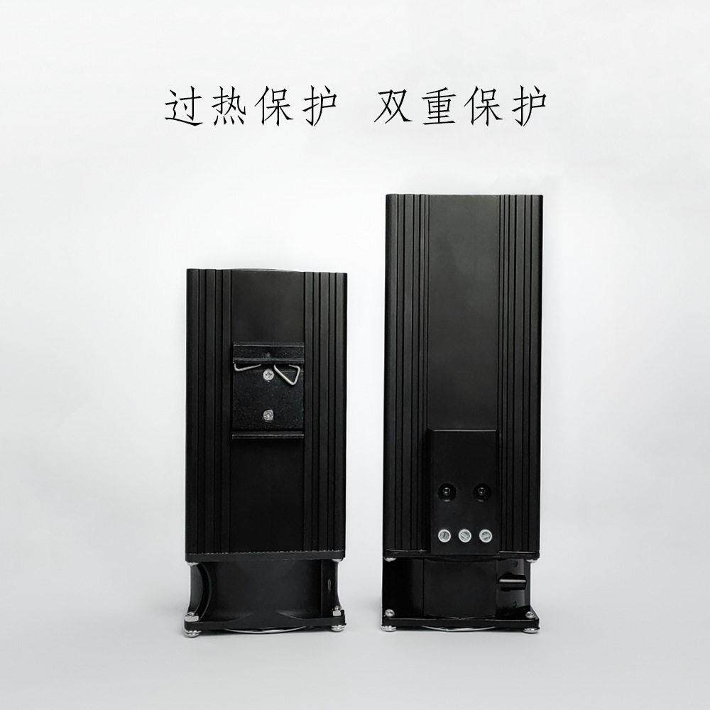 订做电控柜PTC加热器机箱铝合金电工业机柜风扇除湿空气加热器