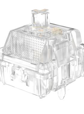 DUROCK 冰王线性轴 Ice King 62g渐进弹簧 全透明RGB轴体 HiFi