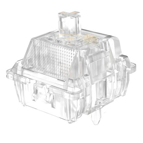 DUROCK 冰王线性轴 Ice King 62g渐进弹簧 全透明RGB轴体 HiFi