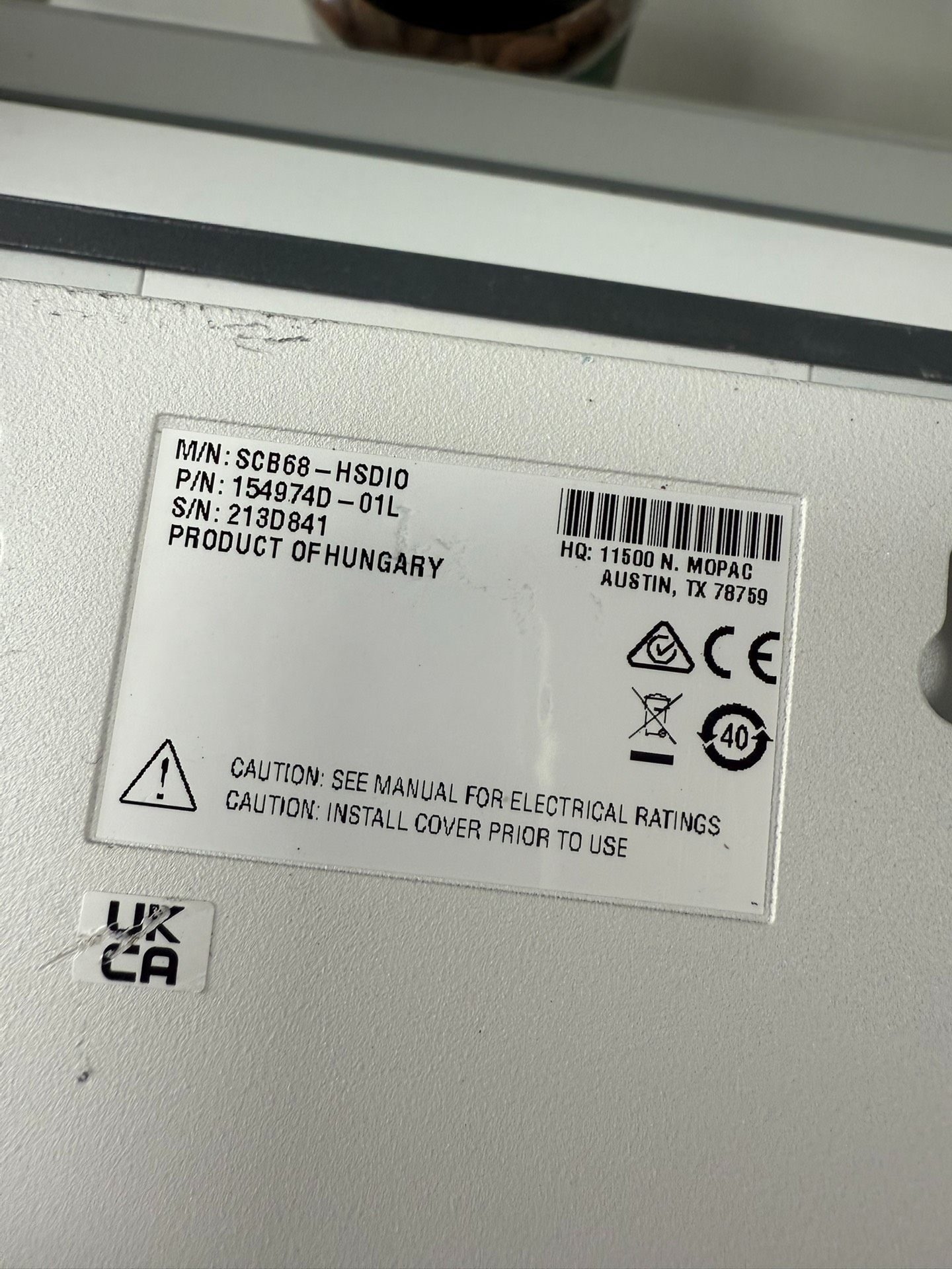 NI SCB68-HSDIO 二手接线盒