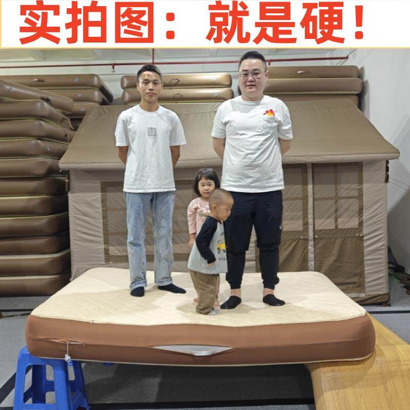 野小野TPU拉丝充气床垫 户外露营用PVC充气床 便携式充气床