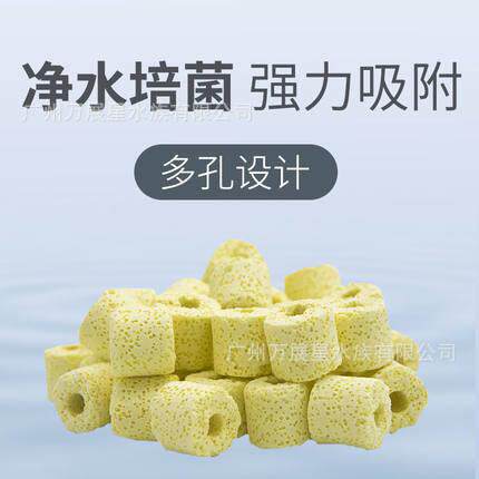 鱼缸过滤材料细菌屋净水培菌水族箱培菌底滤鱼池生化陶瓷环硝化菌