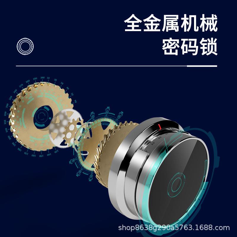 美特保险柜锁带钥匙家用小VOS机型高cm老式密码保欧险箱入械墙入