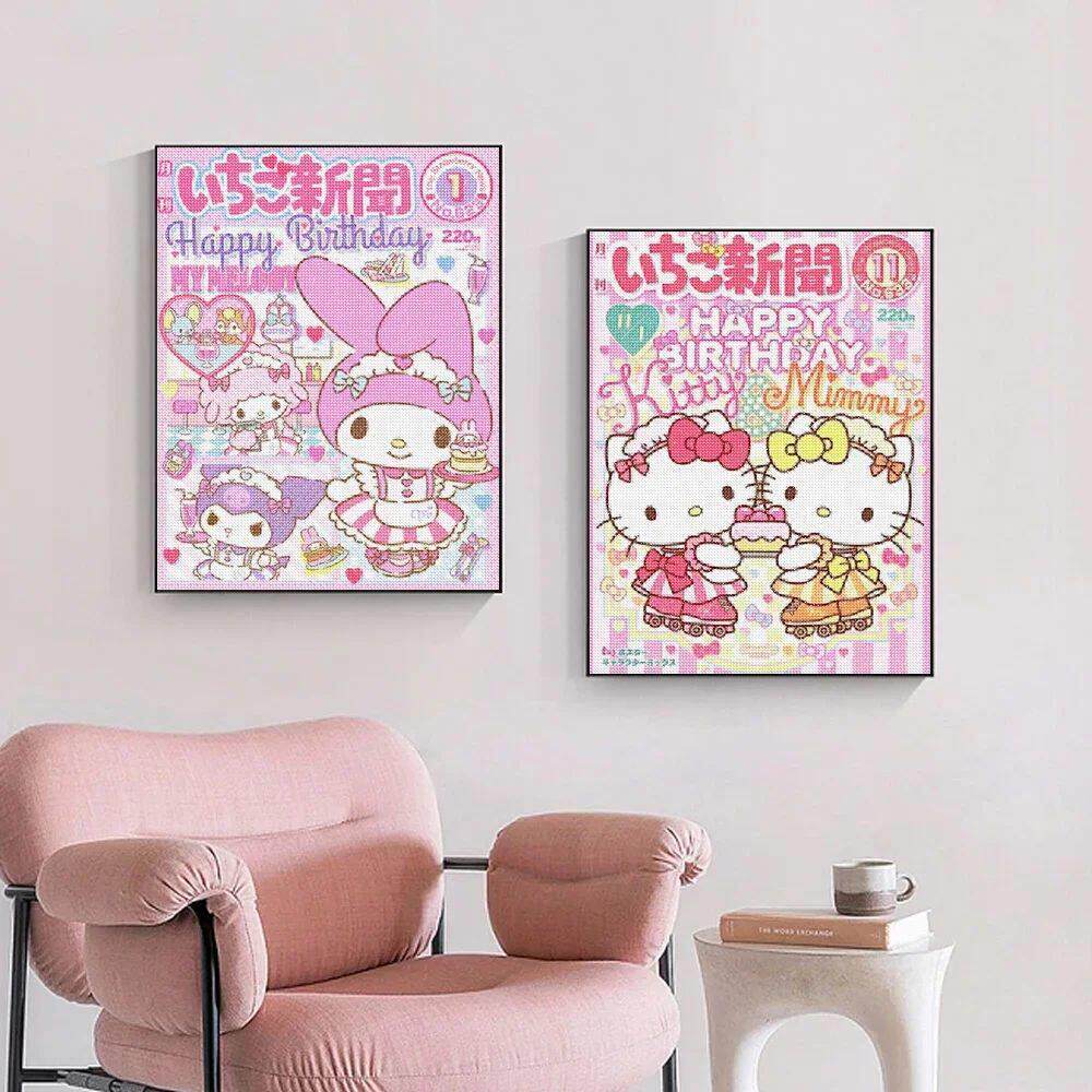 Sanrio Diamond Painting Hello Kitty Full Diamond Mosaic 5D