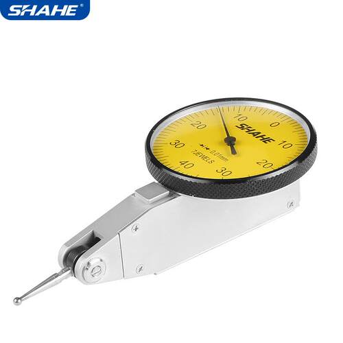 SHAHE杠杆百分表0-0.8杠杆指示表杠杆小较表精准测量百分表杠杆表