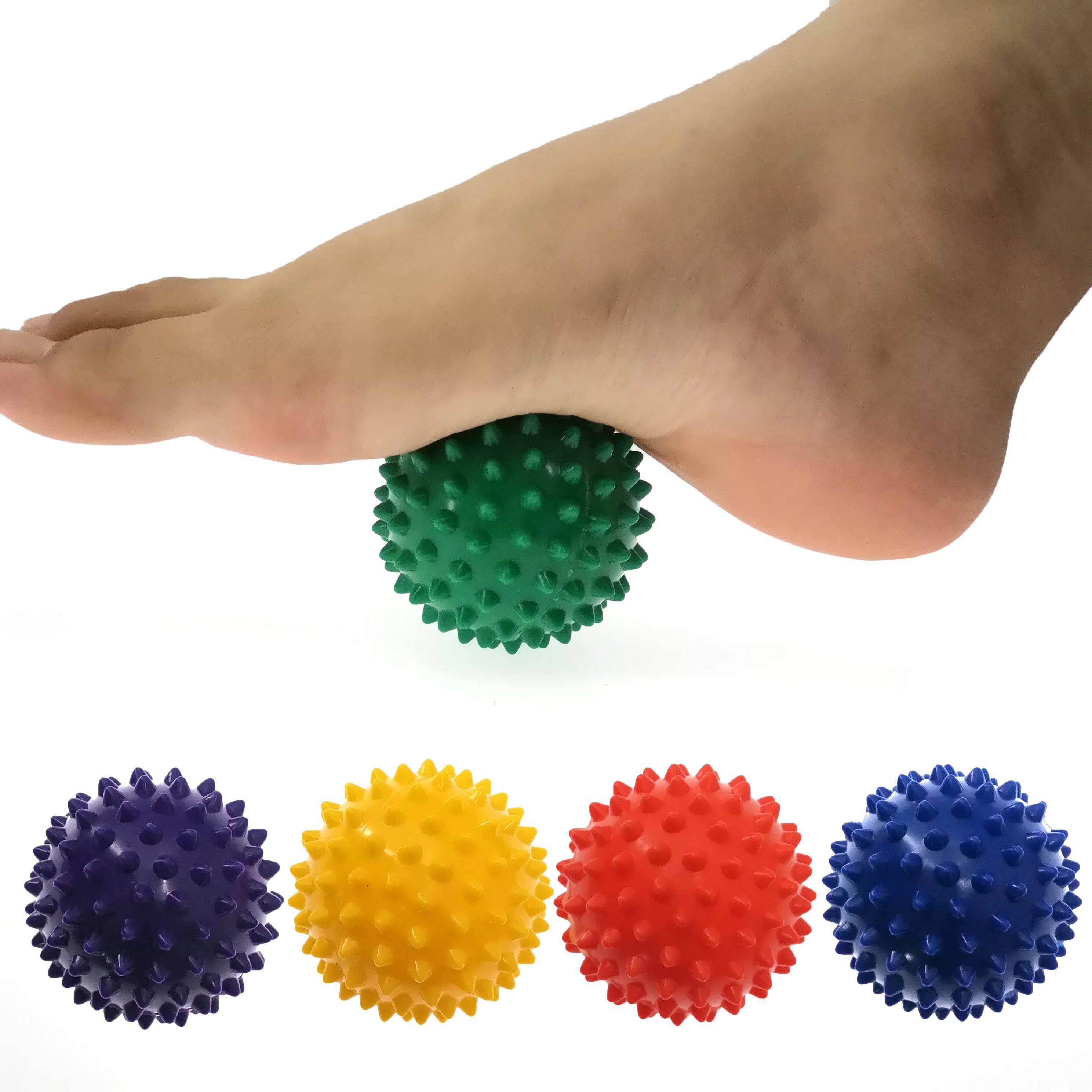 Durable PVC Spiky Massage Ball Trigger Point Sport Fitness H - 实物图