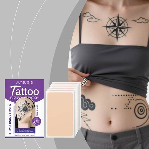 Jaysuing Tattoo Cover Patch - Gentle and Body-Fitting, Invis