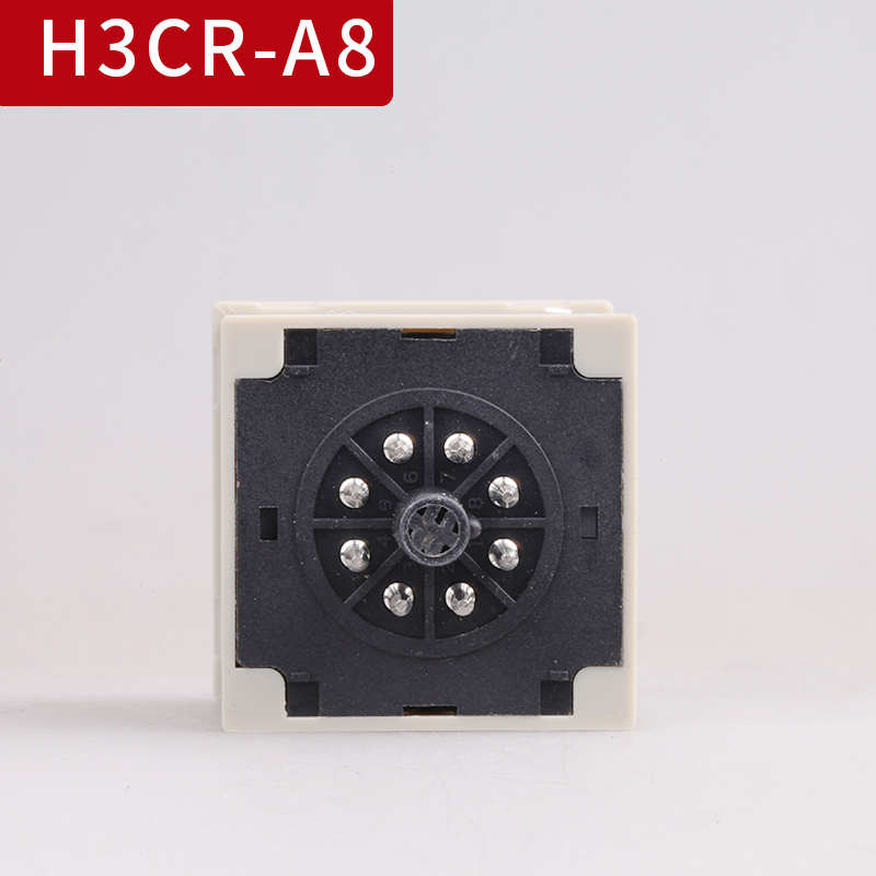 指针式旋钮时间继电器 H3CR-A8 DC24通电延时8脚AC110V-220V包邮