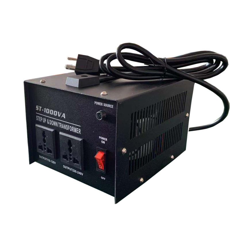 1000W电压转换器变压器220v变100v 110v家用电源变压器