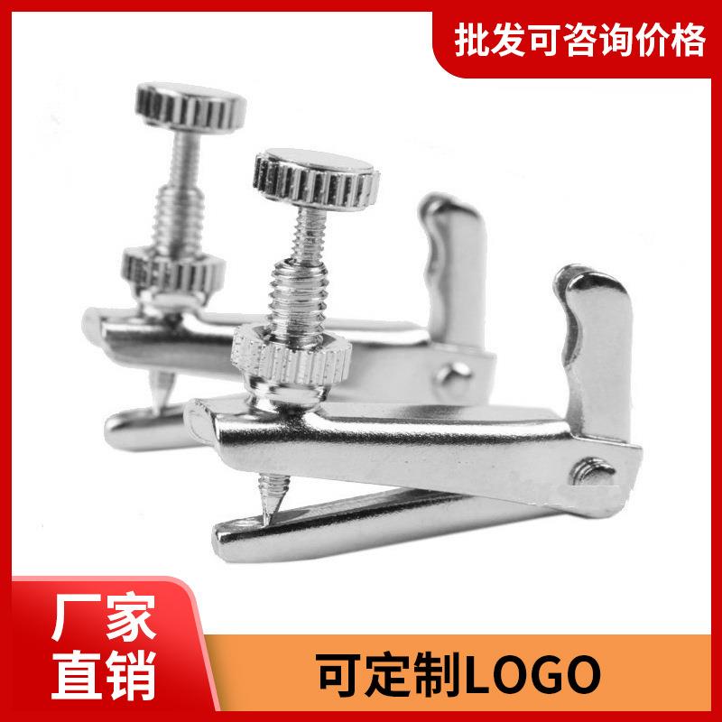 小提琴微调器3/4/4/1/2 金属调音器小提琴弦钩银色调音调弦器配件