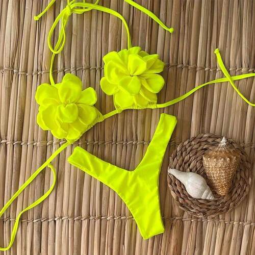 Three point three-dimensional bikini women三点式立体化比基尼