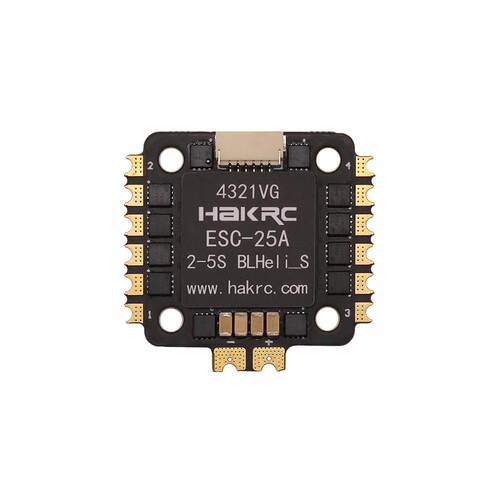 HAKRC25A四合一电子调速器mini20x20mm支持2-5S