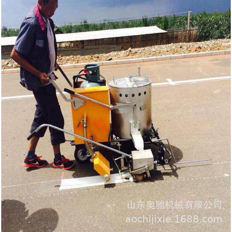 供应热熔划线机小型手推式道路标线热熔涂料划线机热熔性划线机