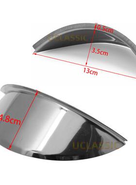 适用本田4客厅灯帽檐机车GN125小牛U+b/u1d防水金属不锈钢灯帽帽