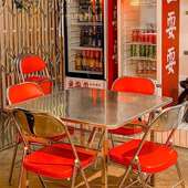 港主推大档不锈排钢桌椅组合餐饮外摆摊烧店小吃火式 锅店烤折叠桌