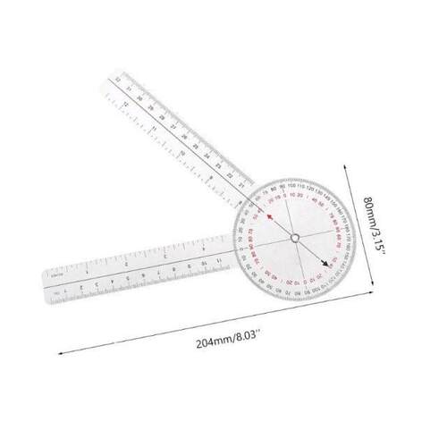 Goniometer Joint Ruler Calibrated Orthopedics Angle Rule 13i