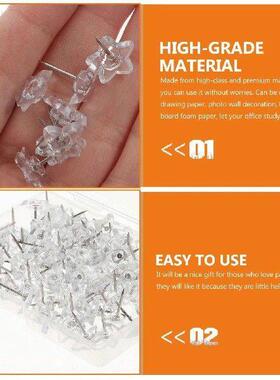 100 Pcs Tacks Push Pins Small Pushpins Small Jumbo Nail
