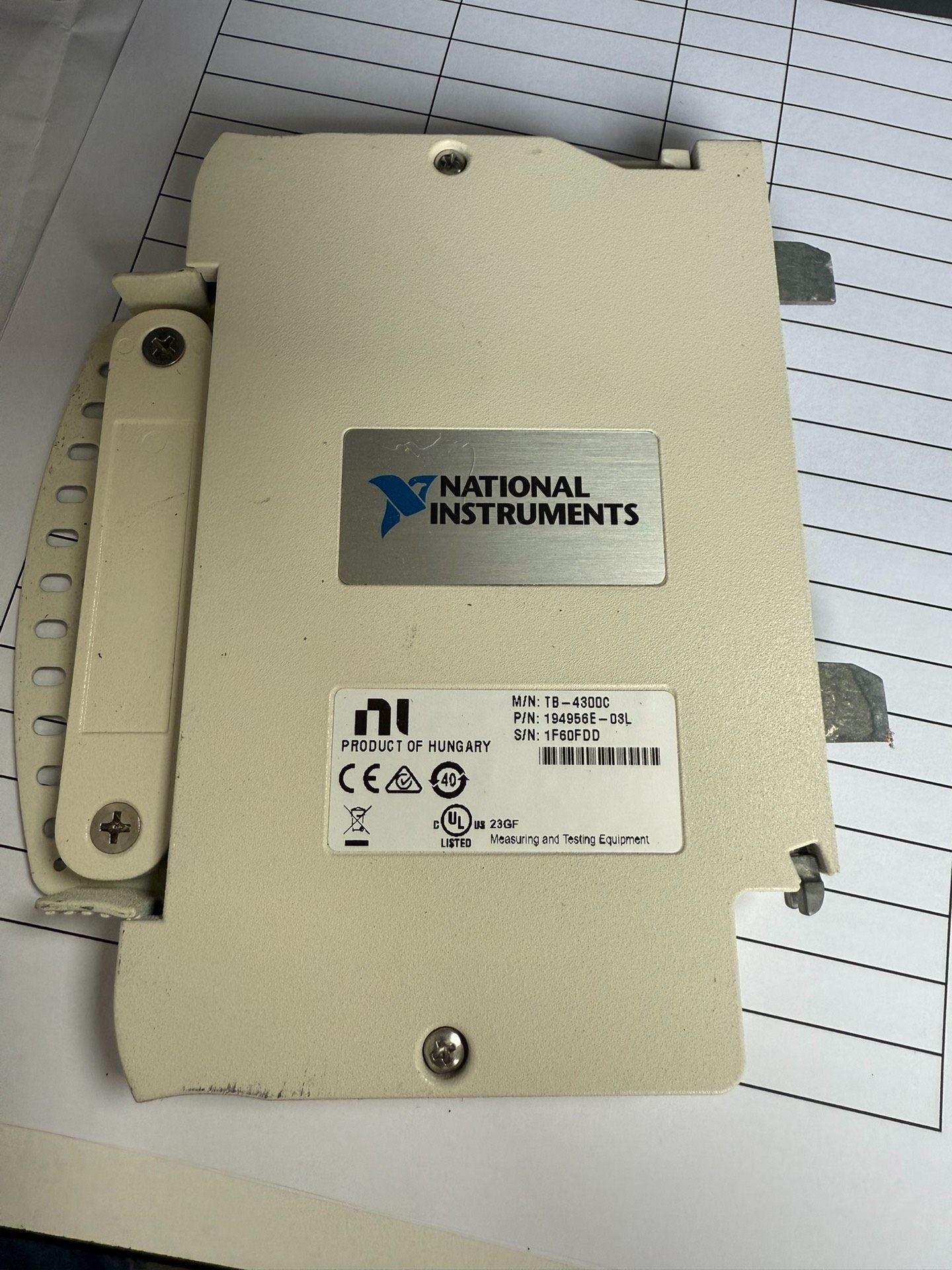 NI TB-4300C 二手接线盒