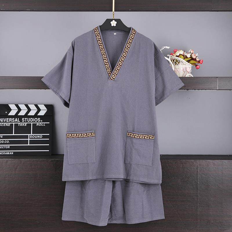 A6L2023新款汗蒸服男款纯棉桑拿足疗按摩洗浴足疗店女士