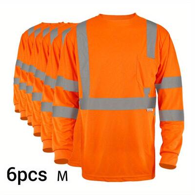Safety Shirts Men Reflective Visibility Sleeve 3 for