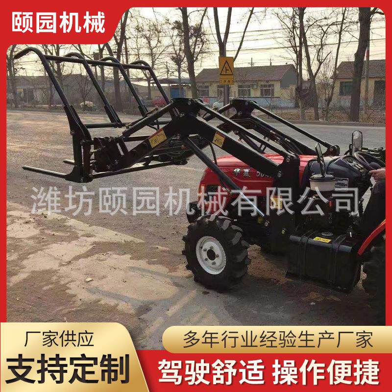 农用小型液压式抓木机360度旋转工程车四驱多功能铲车搬运设备