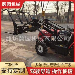 农用小型液压式 抓木机360度旋转工程车四驱多功能铲车搬运设备