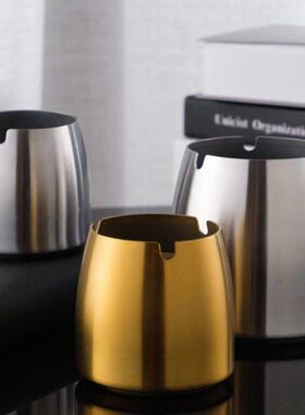 Stainless steel fashionable covered creative ashtray 烟灰缸