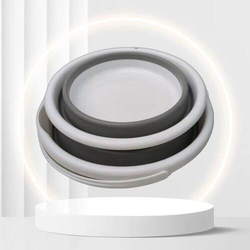 Portable silicone foldable basin for washing face, washing v