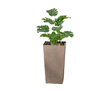 花北欧大花盆方形F2240 F高宽高筒塑料鸟仿水泥自水盆客厅落吸地